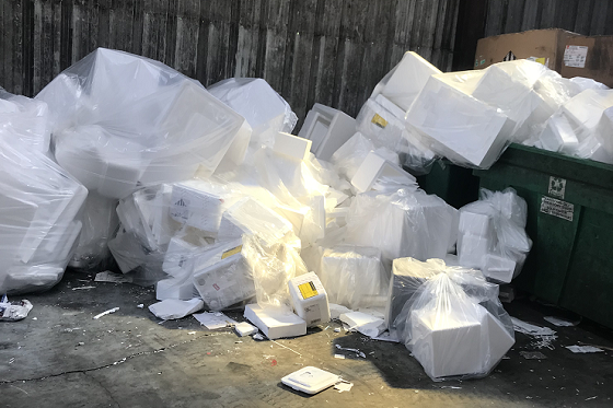 吉尔福德地区的回收项目：聚苯乙烯EPS压实机